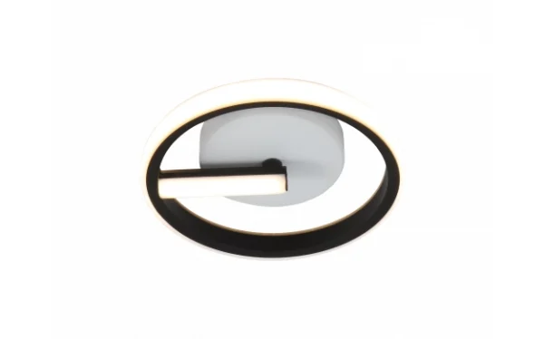 LED stropna lampa 7W crna