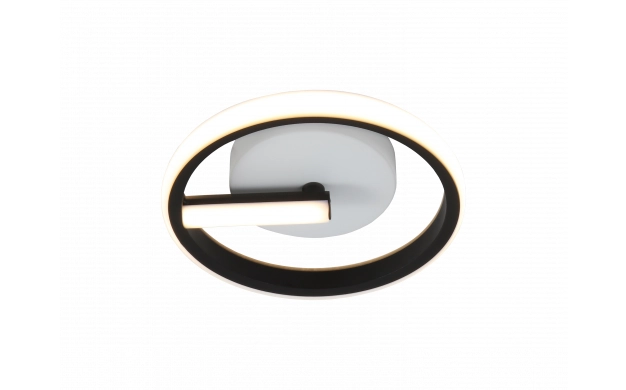 LED stropna lampa 7W crna