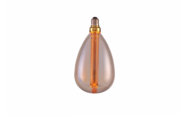 LED žarulja E27 3W JANTARNA - ZLATNO STAKLO