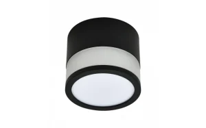 LED COB Nadgradna Svjetiljka 7W CRNA 3000K