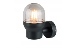 Zidna svjetiljka Aluminij IP44 1xЕ27 CRNO KUĆIŠTE