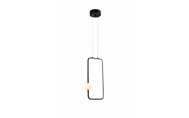 LED viseća svjetiljka 15W, pijesak crna