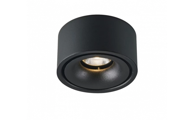 LED Ugradbena Površinska Rasvjeta 10W Crna 3000K BRIDGELUX-CHIP