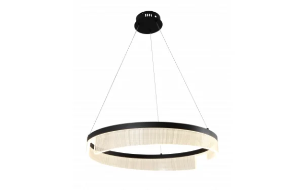 LED viseća svjetiljka 23W Pješčano crna