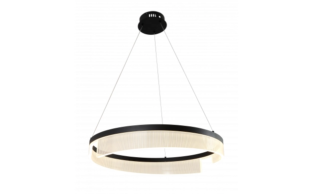 LED viseća svjetiljka 23W Pješčano crna