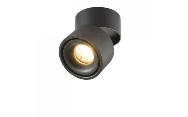LED Ugradbena Površinska Rasvjeta 12W Crna 3000K BRIDGELUX-CHIP PODESIVA