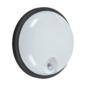 ELIAS LED C PIR 15W CRNA SZ