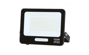 LED SMD reflektor crnog tijela 150W 6000K IP65 s 30cm kabelom