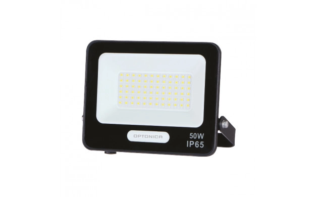 LED SMD reflektor crnog tijela 50W 3000K IP65 s 15 cm kabela