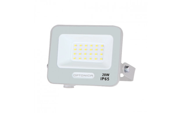 LED SMD reflektor bijelog tijela IP65 s 15 cm kabela, 20W 4000K