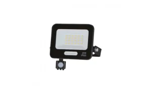 LED SMD reflektor 20W 3000K IP65 crno tijelo sa senzorom