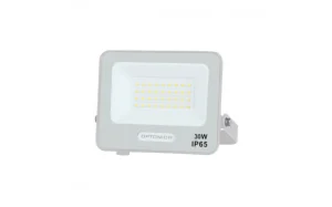 LED SMD reflektor bijelog tijela IP65 s 15 cm kabela, 30W 3000K