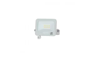 LED SMD reflektor 10W 3000K IP65 bijelo tijelo sa senzorom