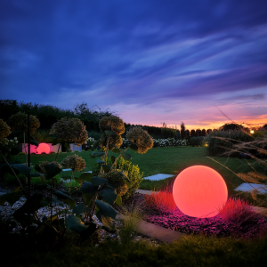 Globo Fi400 vrtna kugla + RGB A60 10W žarulja + daljinski upravljač