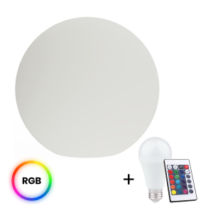 Globo Fi300 vrtna kugla + RGB A60 10W žarulja + daljinski upravljač