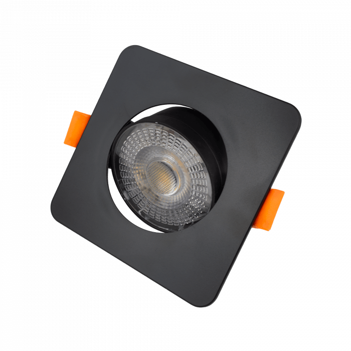 LED downlight 3W/5W/7W CCT crni kvadrat - Slika 2