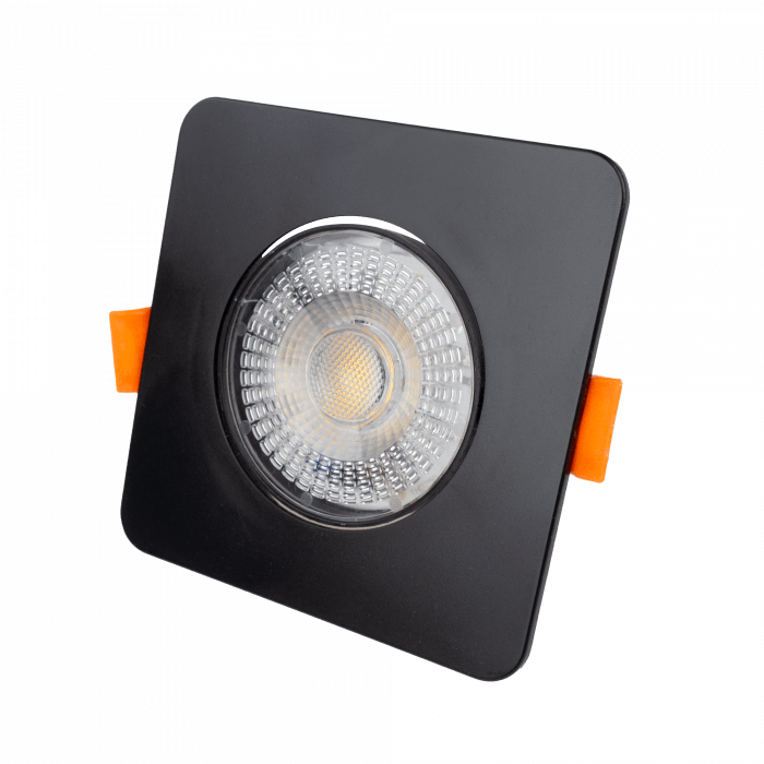 LED downlight 3W/5W/7W CCT crni kvadrat