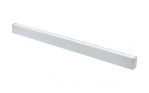 LED plastična linearna svjetiljka 38W 3CCT SREBRNA