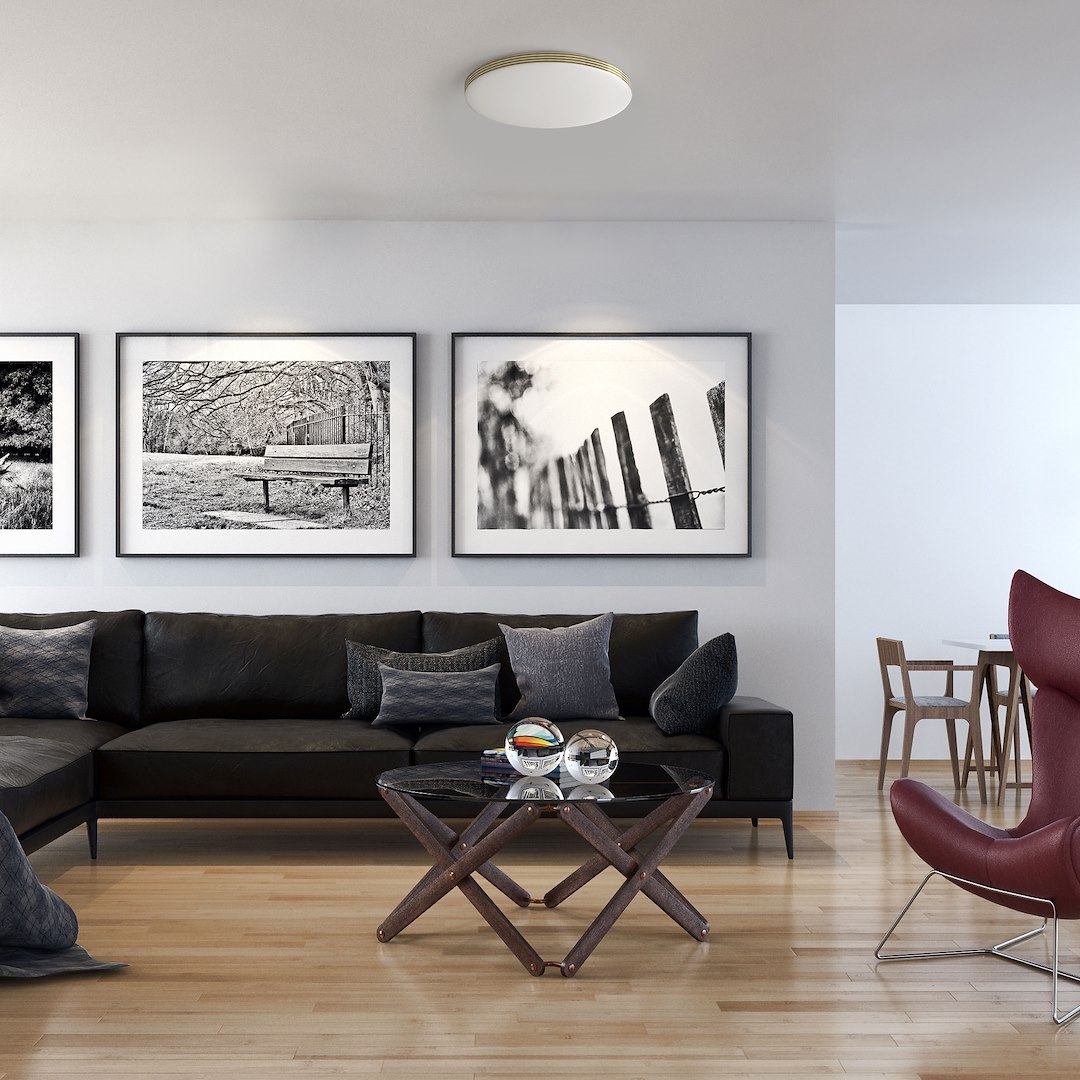 BEVER 10W LED IP44 stropna svjetiljka Ø260 mm - Slika 3