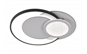 LED stropna svjetiljka 84W bijelo/crno tijelo CCT + daljinski upravljač