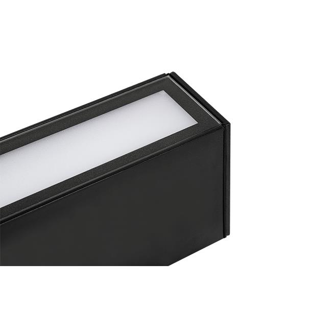 LED vrtna svjetiljka 12W jednostrana 60cm crna - Slika 3