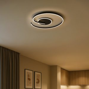 LORENZO BLACK 22W LED stropna svjetiljka