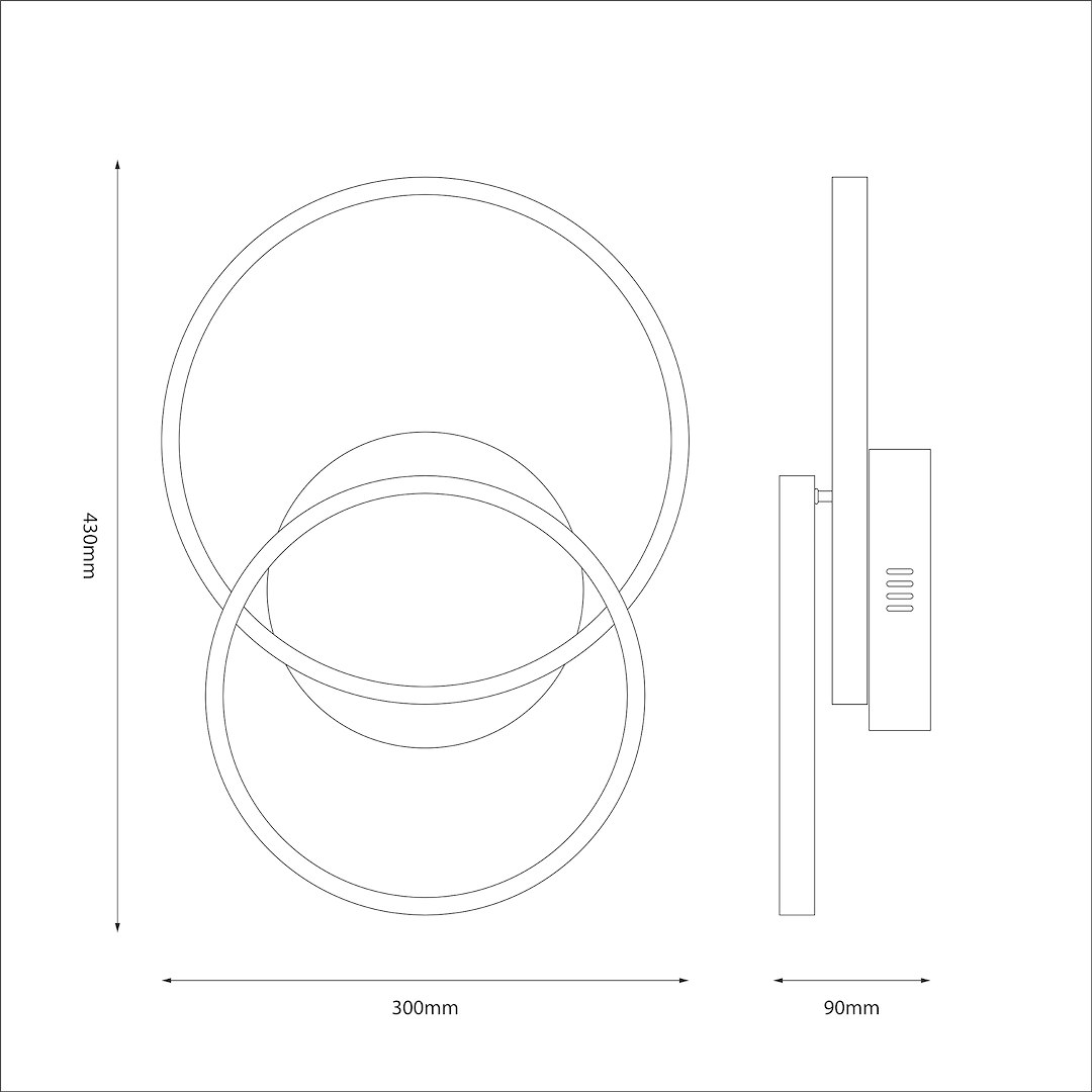 TITANO 12W LED stropna svjetiljka - Slika 5
