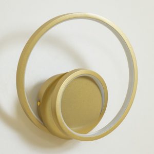 Lucero zlatna 13W LED zidna lampa 4000K