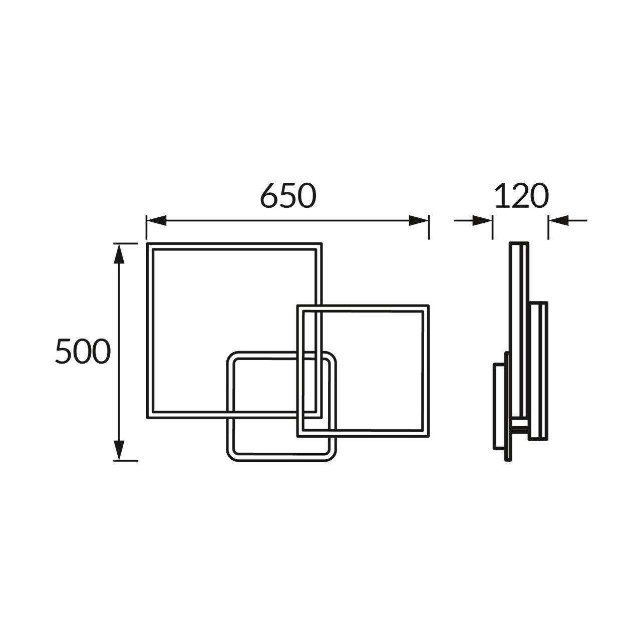 NOLAN LED 3D CRNA 45W SZ - Slika 6