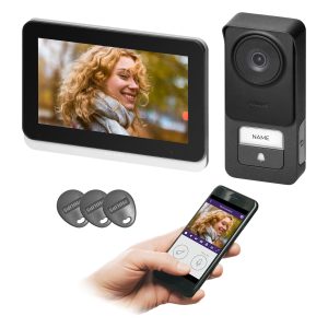 Philips WelcomeEyeConnect 3, video doorphone set, 2-wire, 7", Wi-Fi, touch screen, 3K, RFID