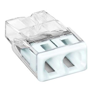 WAGO push-wire connector, 2-conductors, model 2273-202,0,5-2,50mm², 5 szt