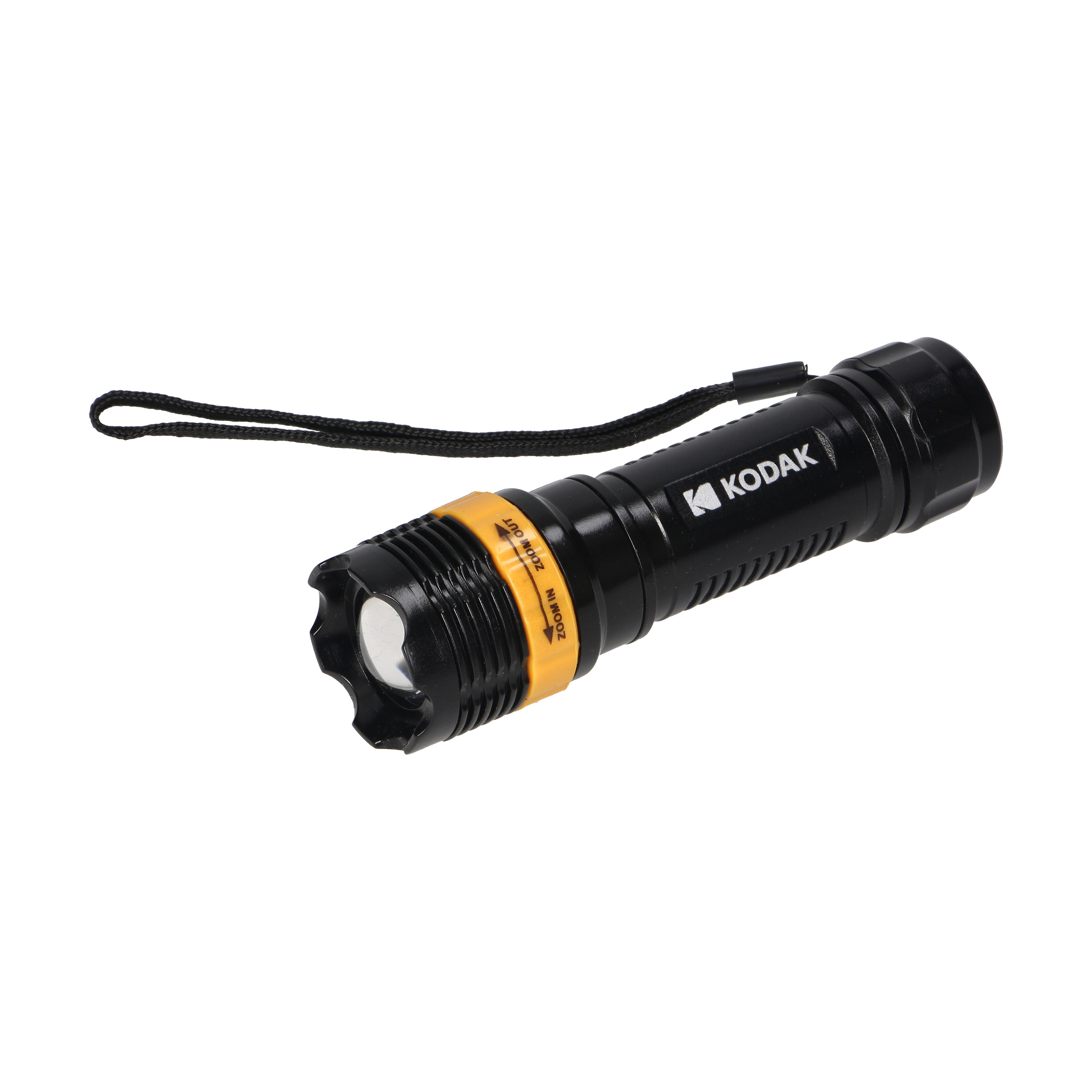 KODAK LED Focus Flashlight, IP62, 3 x AAA, Crna