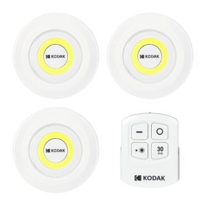 KODAK LED home lights, 130lm, IP42, 11 x AAA, Daljinski upravljač, Set od 3-Komada