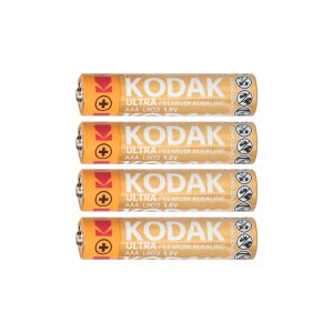 Kodak ULTRA Premium Alkalne AAA LR03 Baterije, 4 Kom.