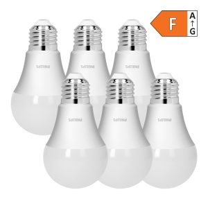 6 x Philips CorePro E27 A60 LED Žarulja, 10W, 1055lm, 2700K