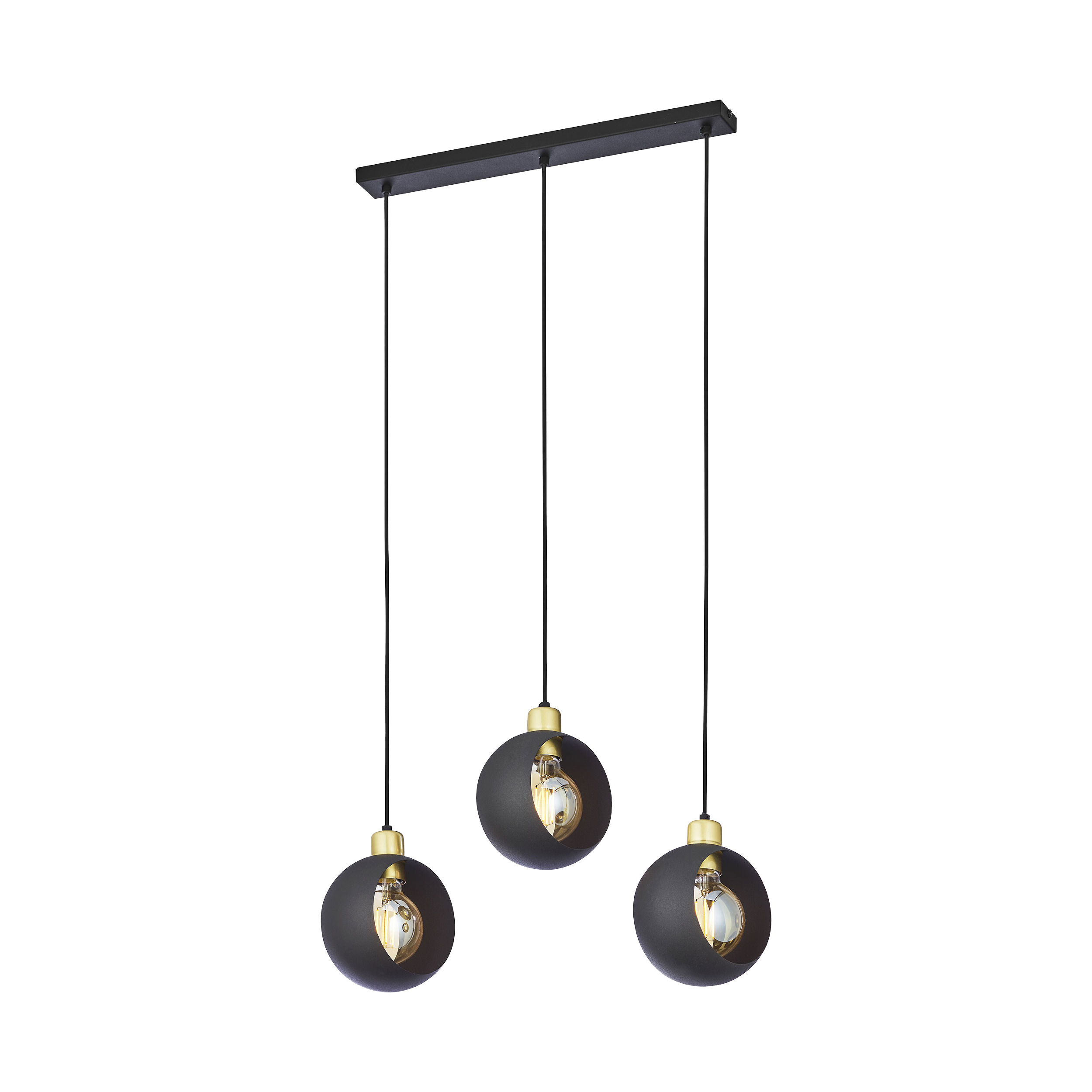 JALA 3P, pendant Svjetiljka, E27 max.15W, Crna
